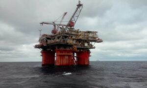 Oil Platform in the ocean