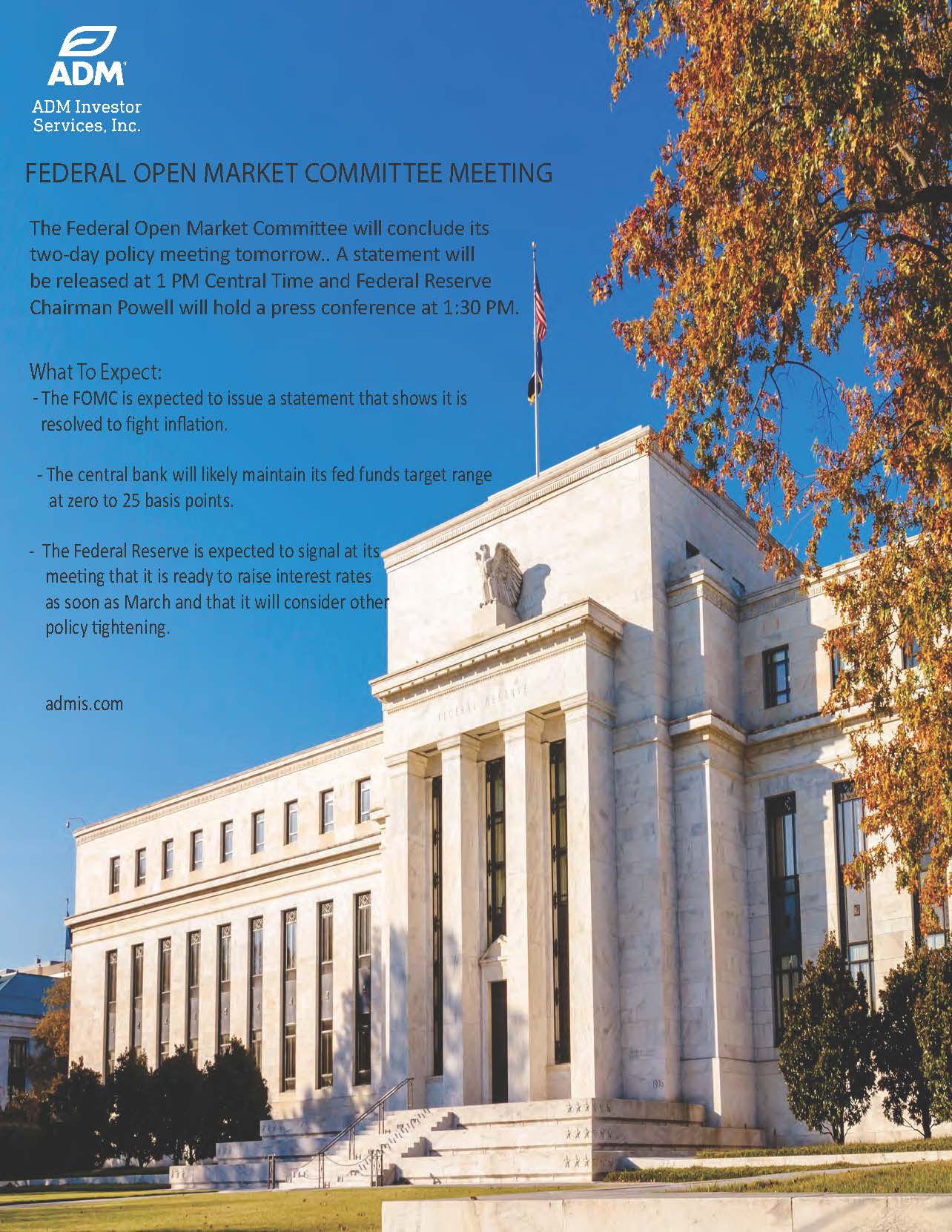 FOMC January 2022 Infographic ADM Investor Services