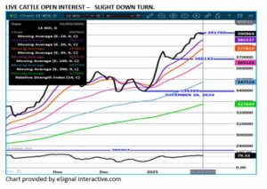 eSignal LC chart on 2.3.25
