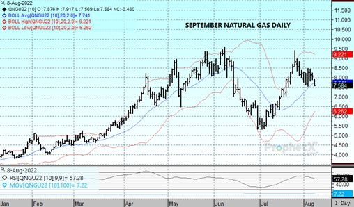 Natural Gas Daily Chart