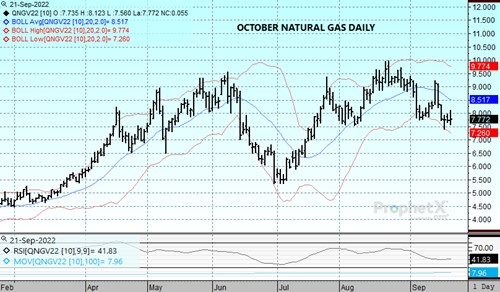 DTN Natural Gas chart