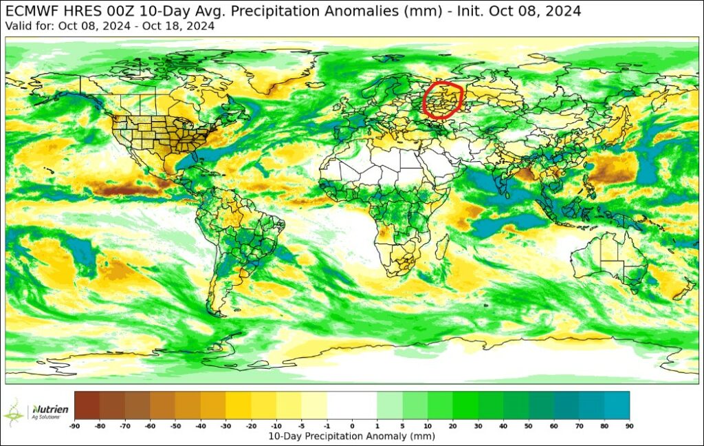 World precip map