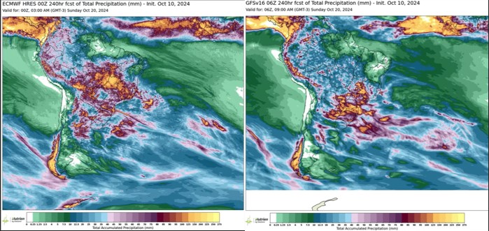 South America Weather Map