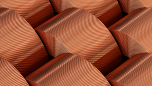 Copper coiled sheets